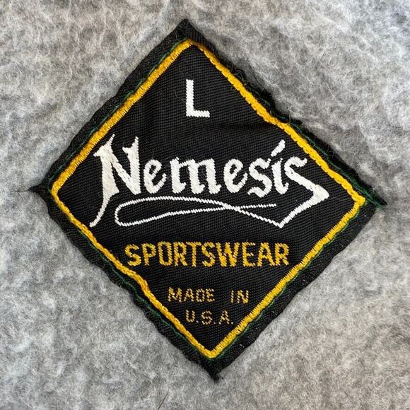 Nemesis Jacket Mens Large Green Chore Coat Union Made USA Arctic Fleece Lined - Picture 3 of 14